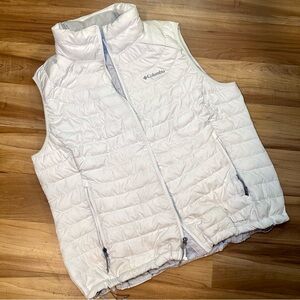 Columbia Omni-Heat White Quilted Down Insulated Puffer Vest